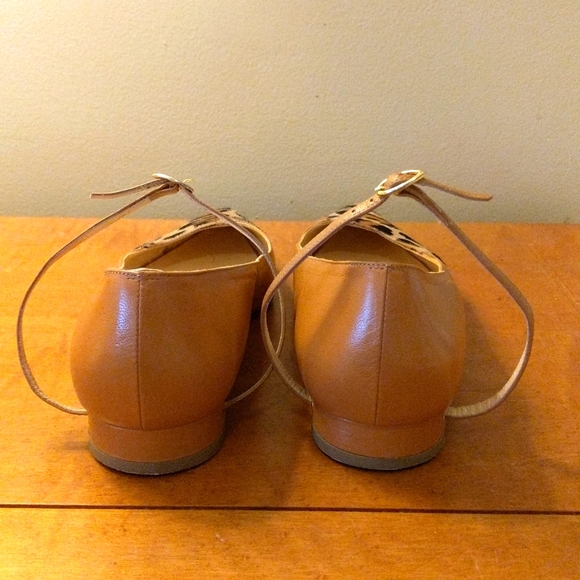 JENNIFER CHAMANDI 'Lorenzo 20' Leopard Print Calf Hair/Leather Ballet Flats - Picture 8 of 12